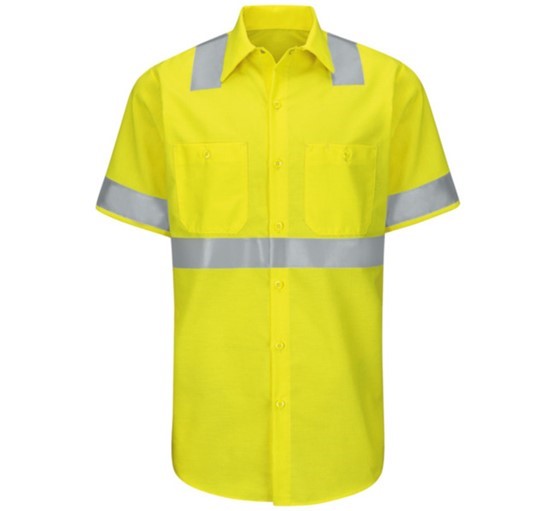 Red Kap Red Kap Type R Class 2 Enhanced Visibility Ripstop Workshirt SY24HV